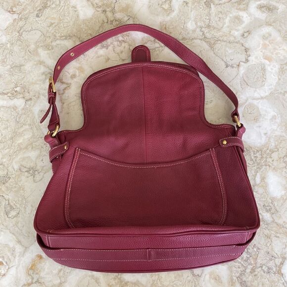 MAXXIMUM Genuine Pebble Leather Large Hobo Style Shoulder Bag - Picture 13 of 16